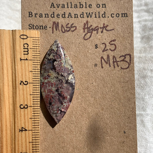 Moss Agate Cabochon- MA37