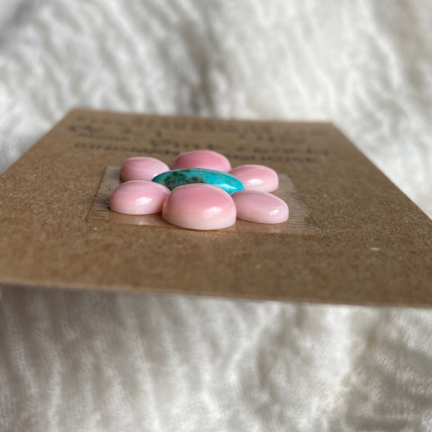 Pink Conch / Kingman Cabochon - PK22
