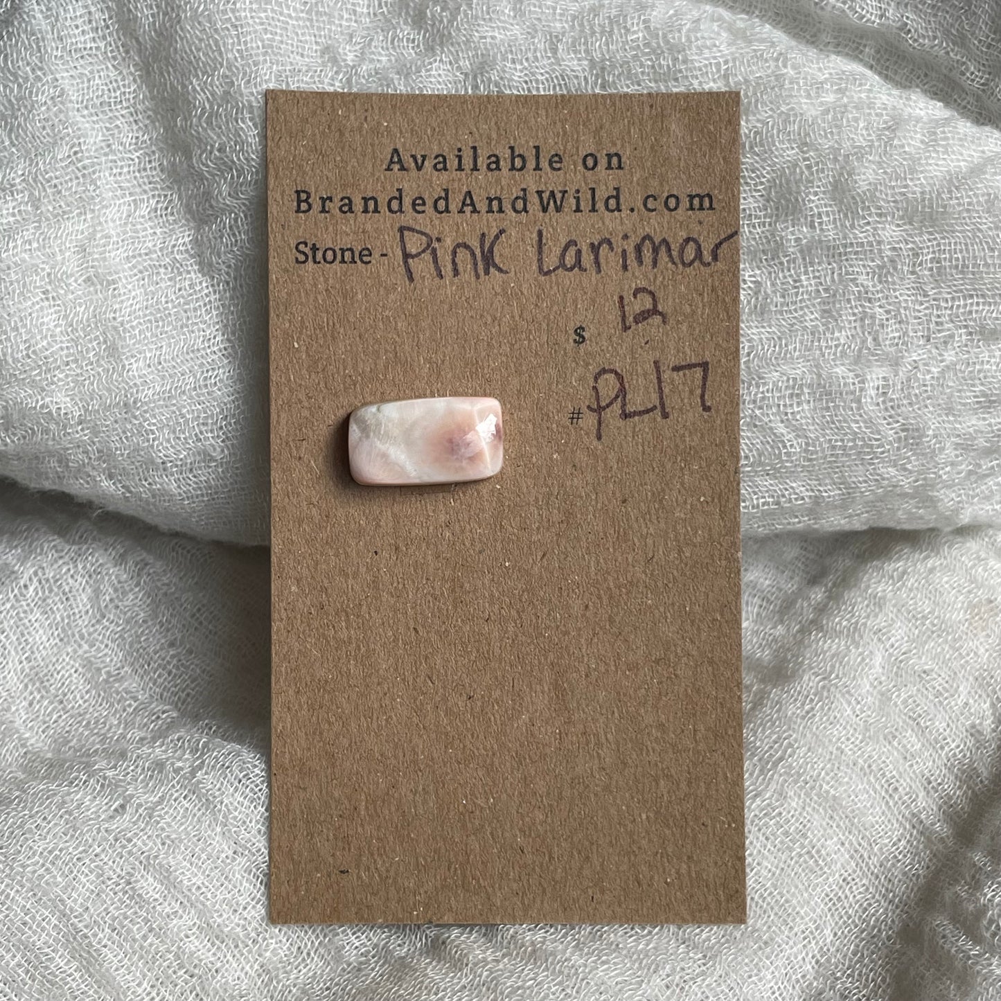Pink Larimar Cabochon - PL17