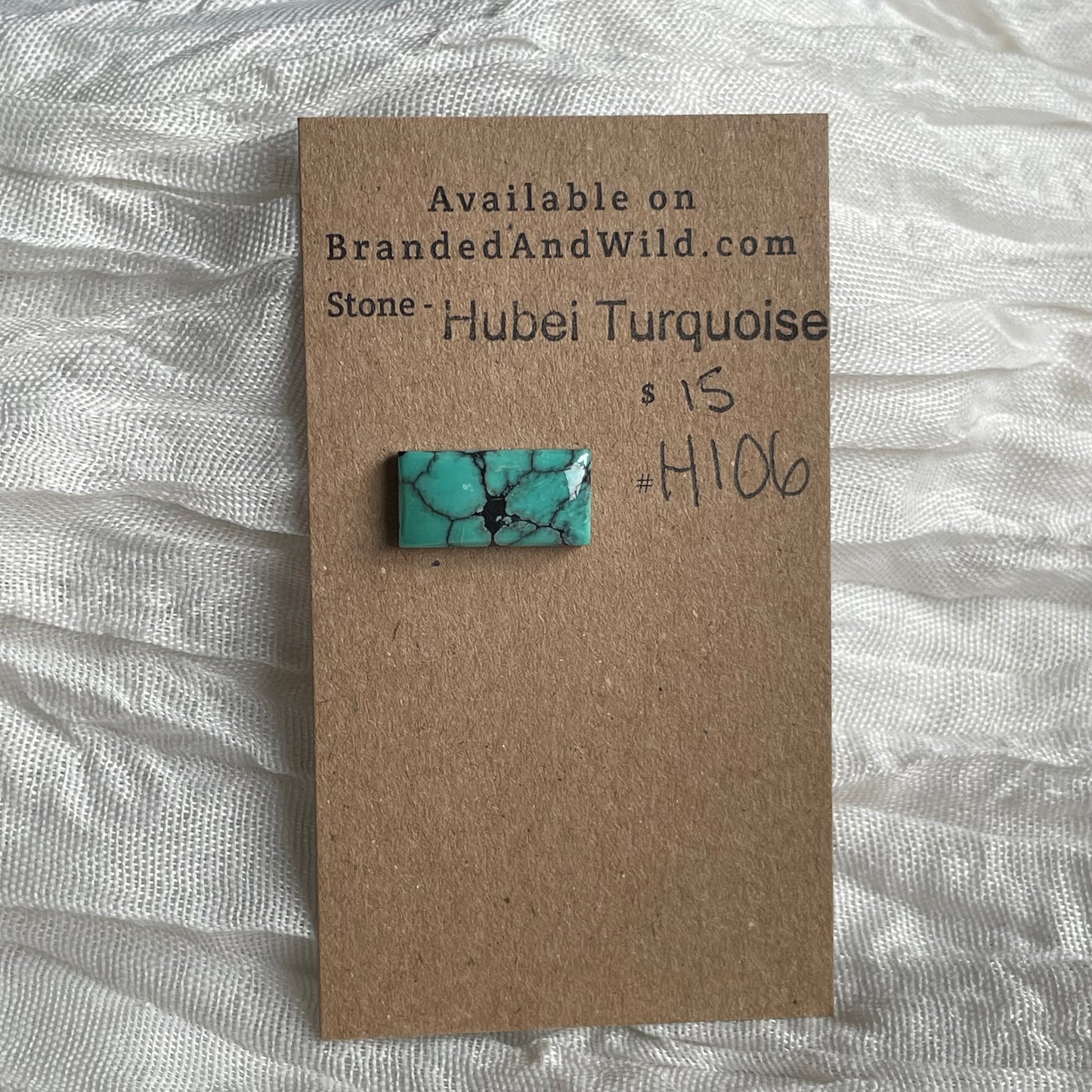 Hubei Turquoise Cabochon - H106 C7461933-3A3D-414F-A14F-5786950D8BB4 Brandedandwild.com