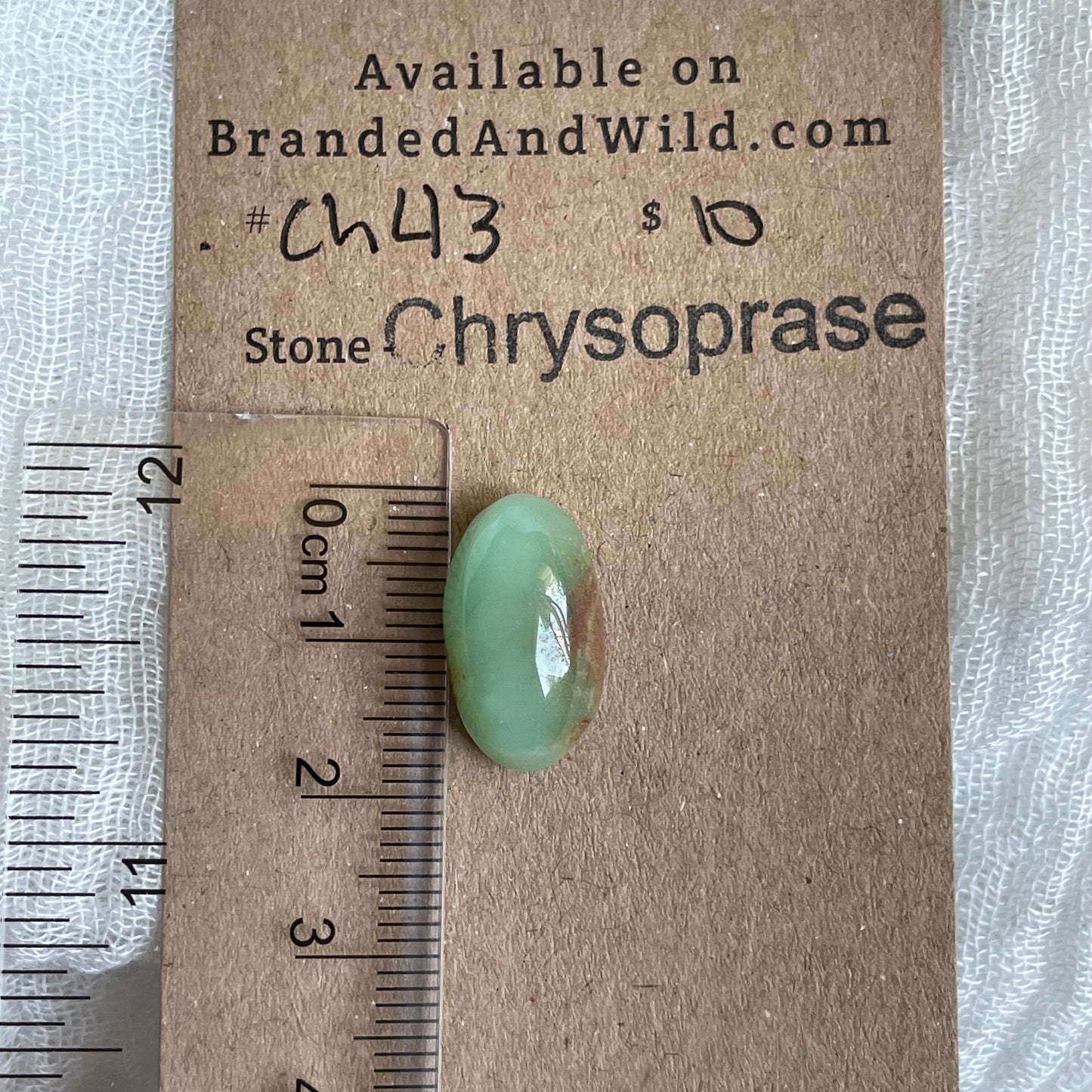 Chrysoprase Cabochon - Ch43