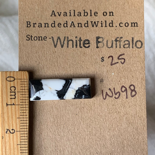 White Buffalo Cabochon - WB98
