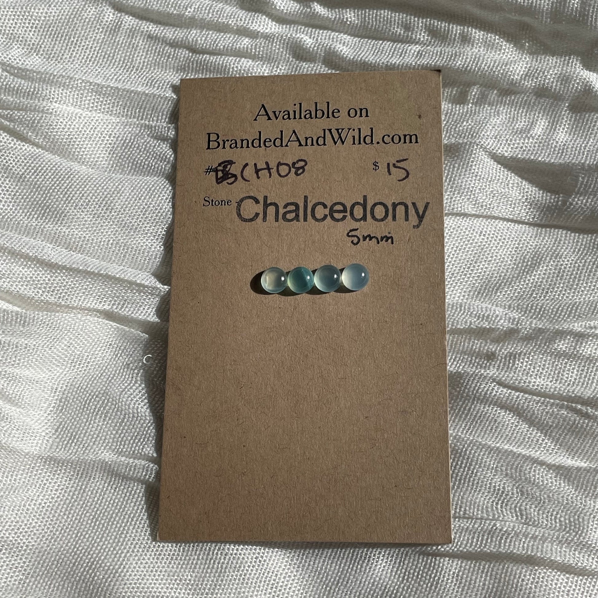 Chalcedony Cabochon - CH08 C77CC2A8-999E-42D6-AE13-61DE7221140D Brandedandwild.com
