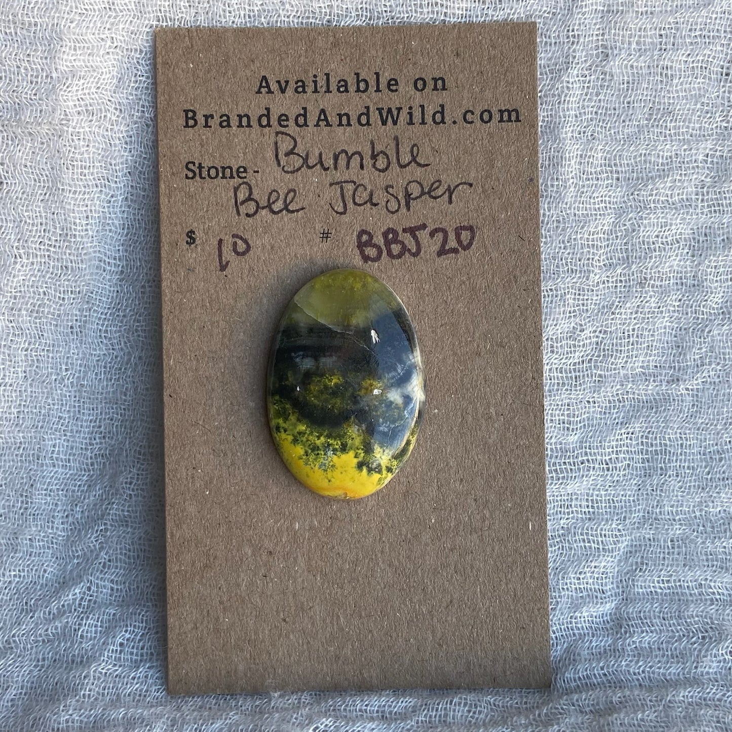 Bumblebee Jasper Cabochon - BBJ20