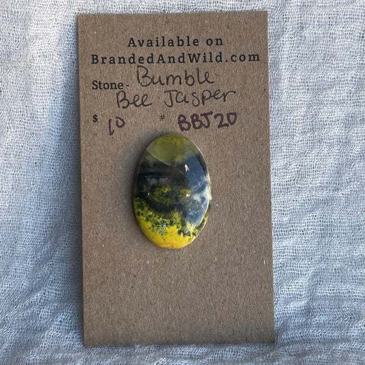 Bumblebee Jasper Cabochon - BBJ20
