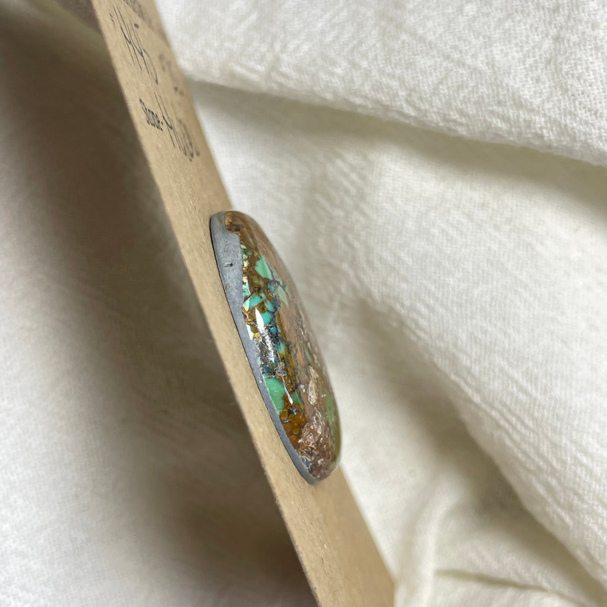 Hubei Turquoise Cabochon - H45. A little rough C7B5E399-B91E-47C2-824A-A6A108896ACC Brandedandwild.com