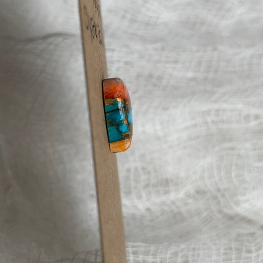 Turquoise, Oystershell, Copper Cabochon - TOC85