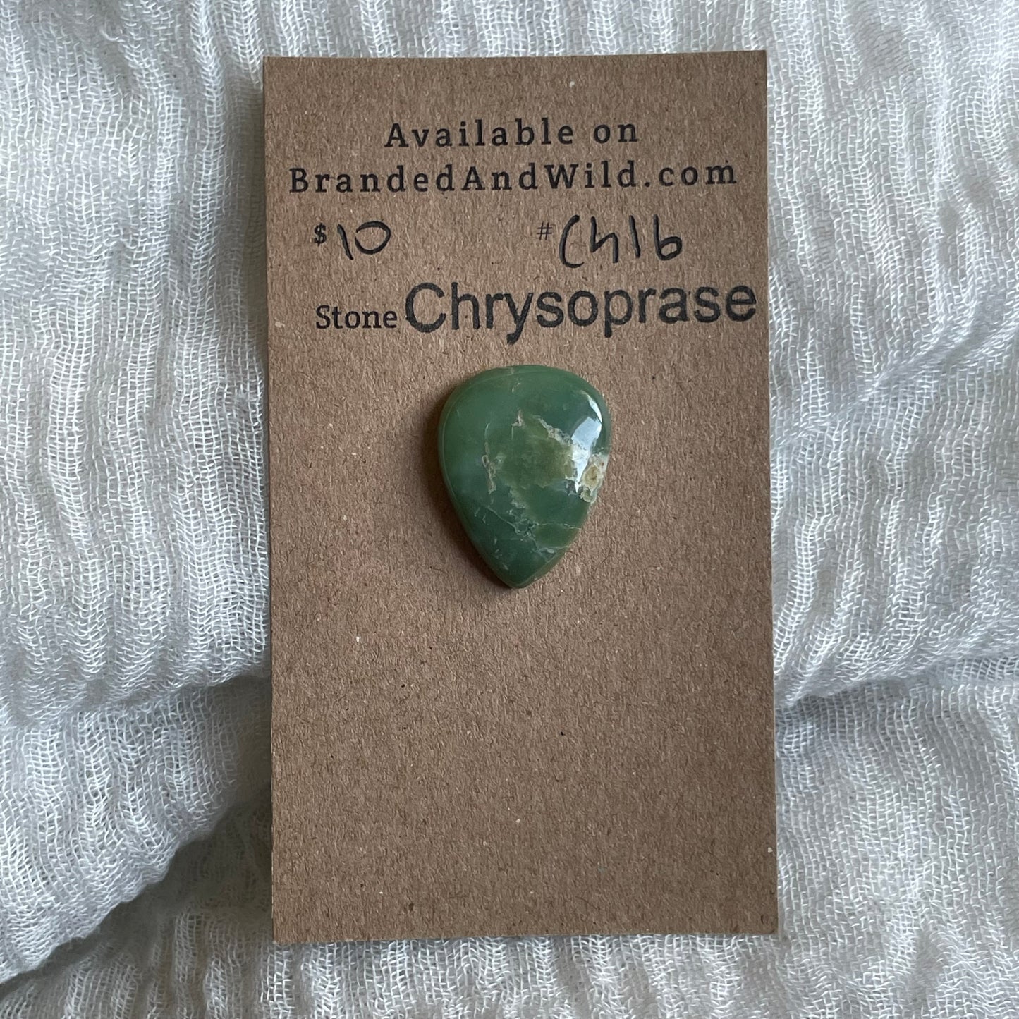 Chrysoprase Cabochon - Ch16
