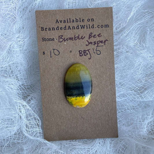 Bumblebee Jasper Cabochon - BBJ15