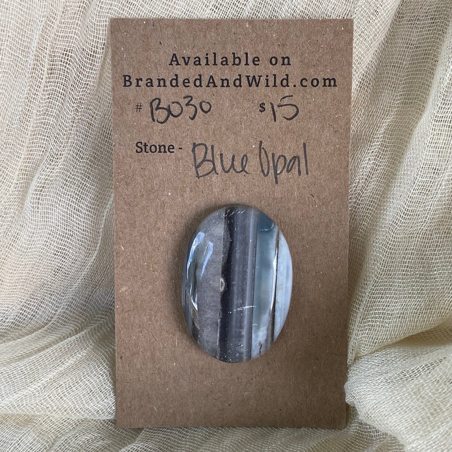 Blue Opal Cabochon - B030