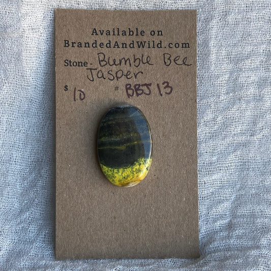 Bumblebee Jasper Cabochon - BBJ13