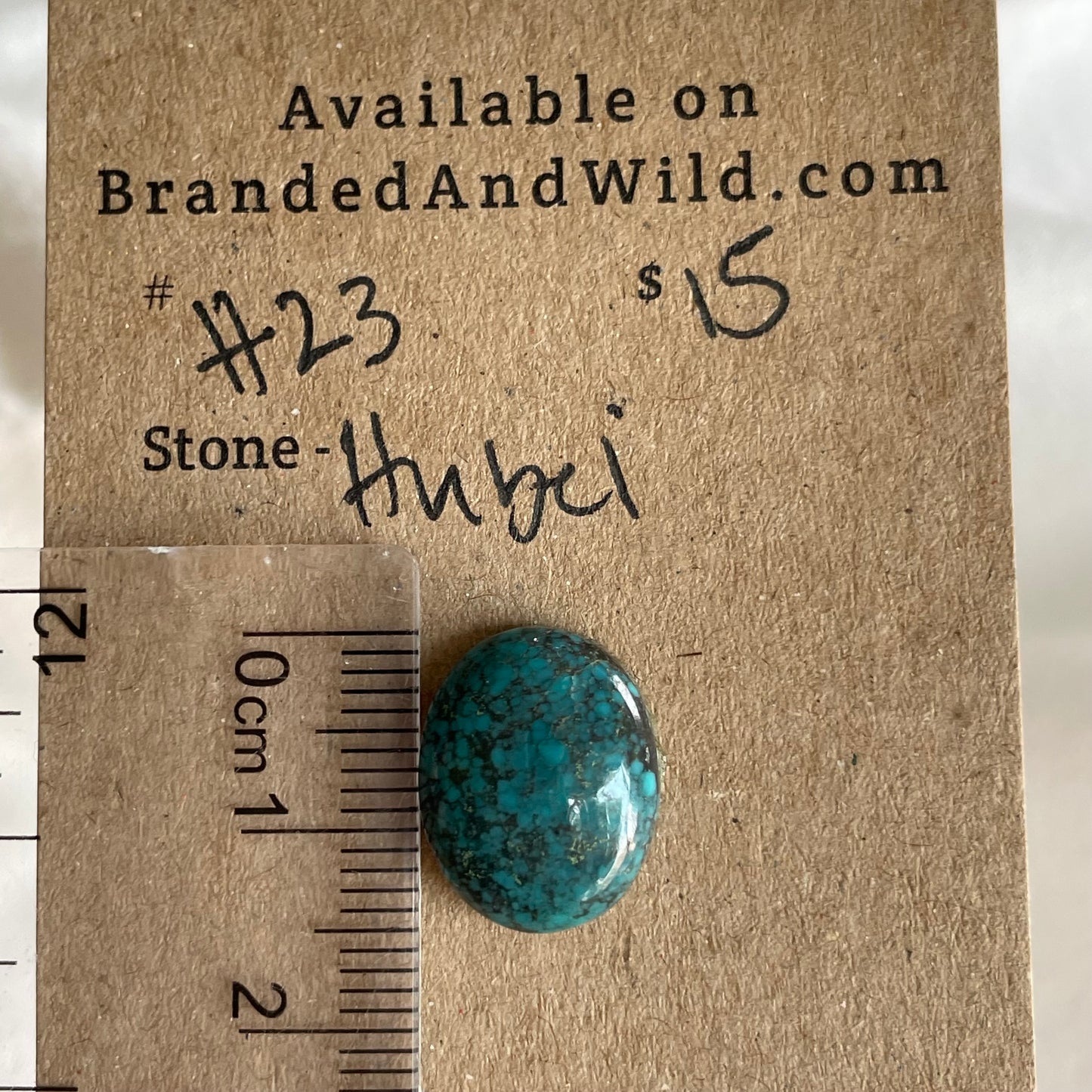 Hubei Turquoise Cabochon - H23 C8001339-FB83-4BFB-BB98-09BCF845473C Brandedandwild.com