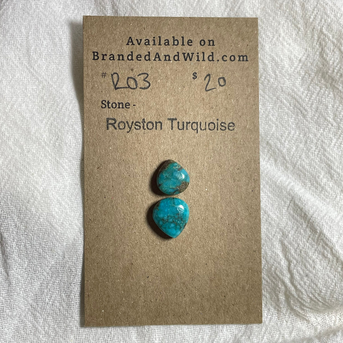 Royston Turquoise Cabochon - R03