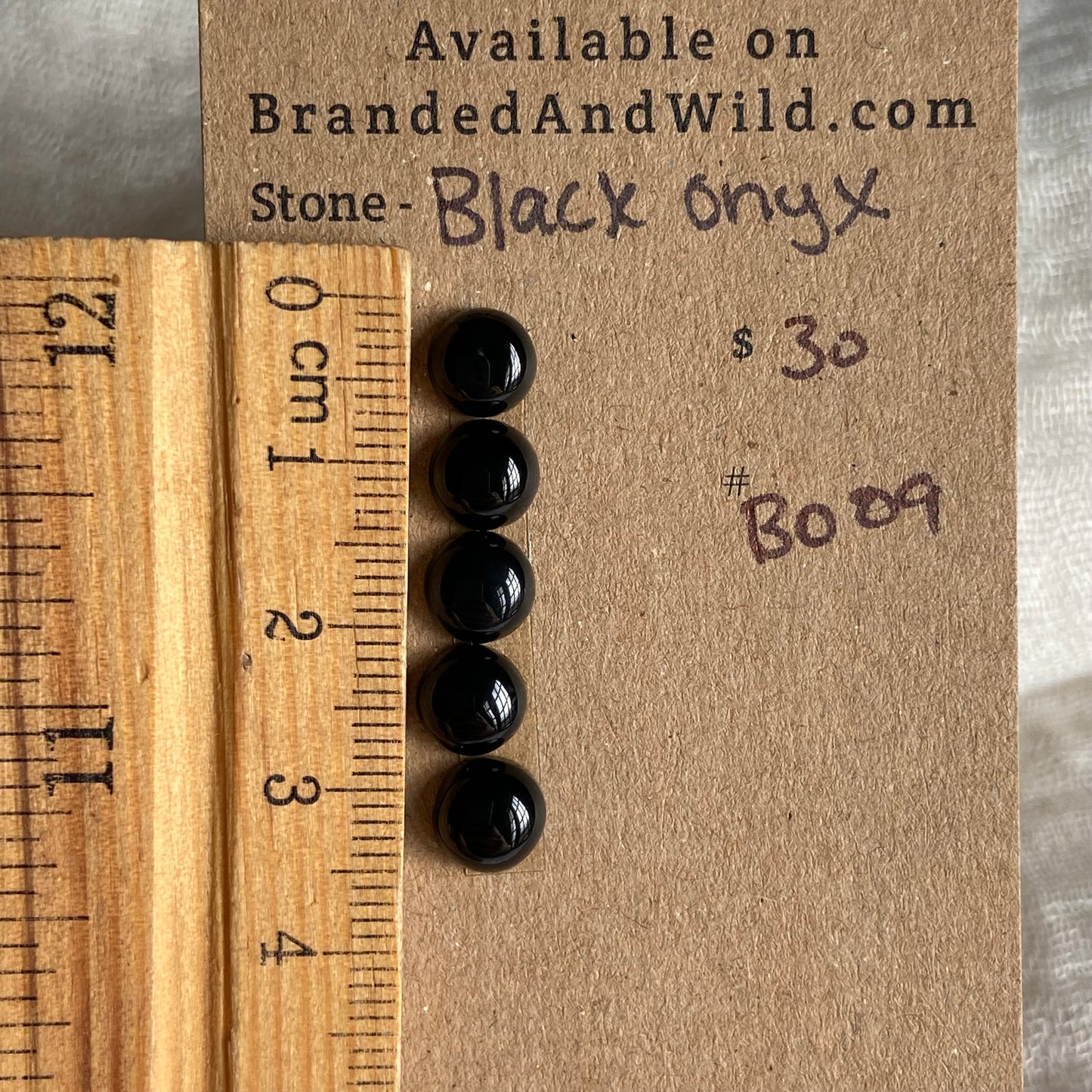 Black Onyx - Cabochon - BO09
