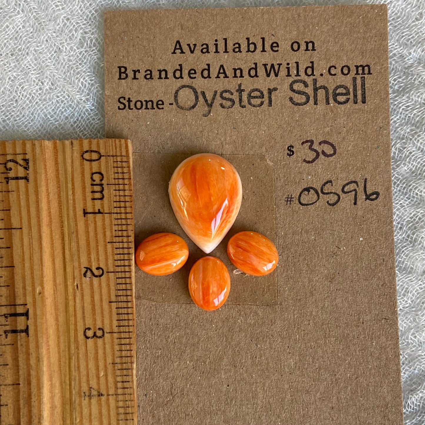 Oyster Shell Cabochon - OS96
