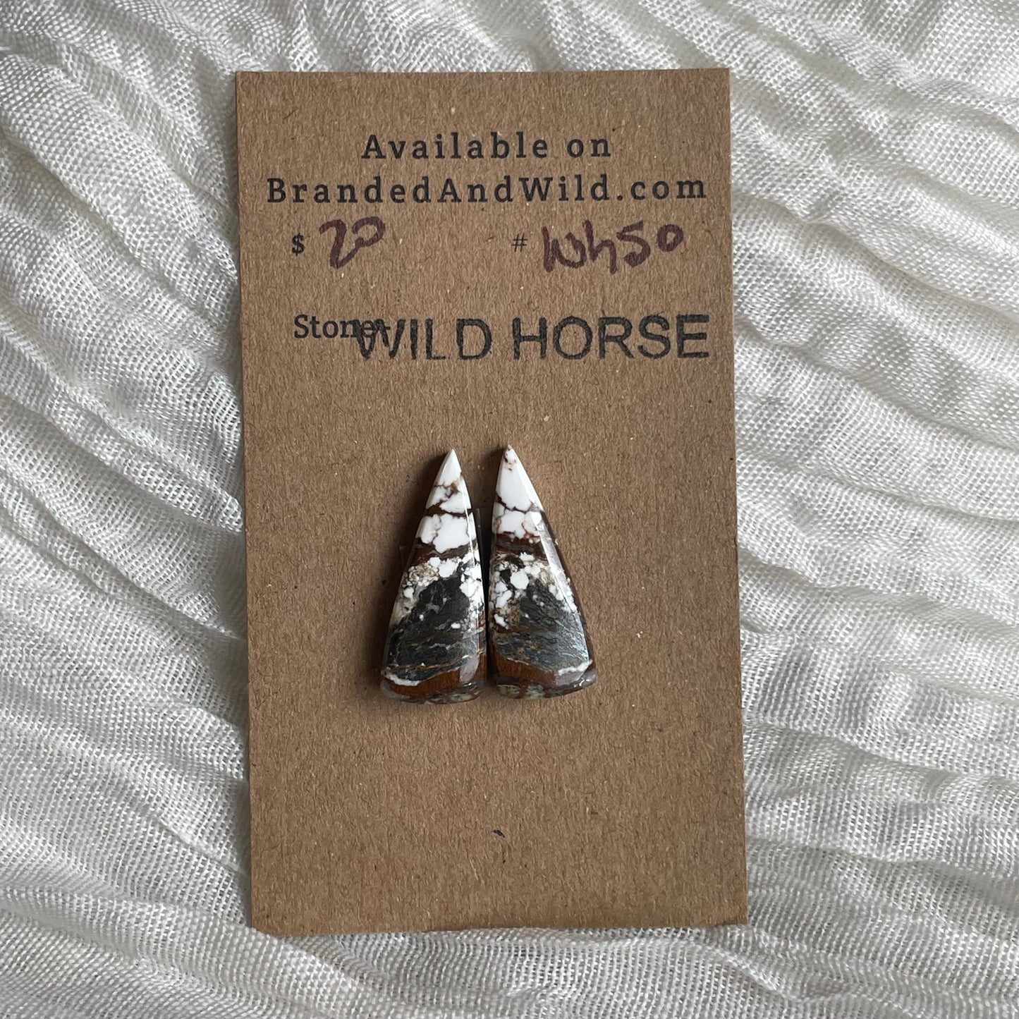 Wild Horse Cabochon - WH50 C83E66C1-EBDF-456E-9BEC-2AE92E203C26 Brandedandwild.com