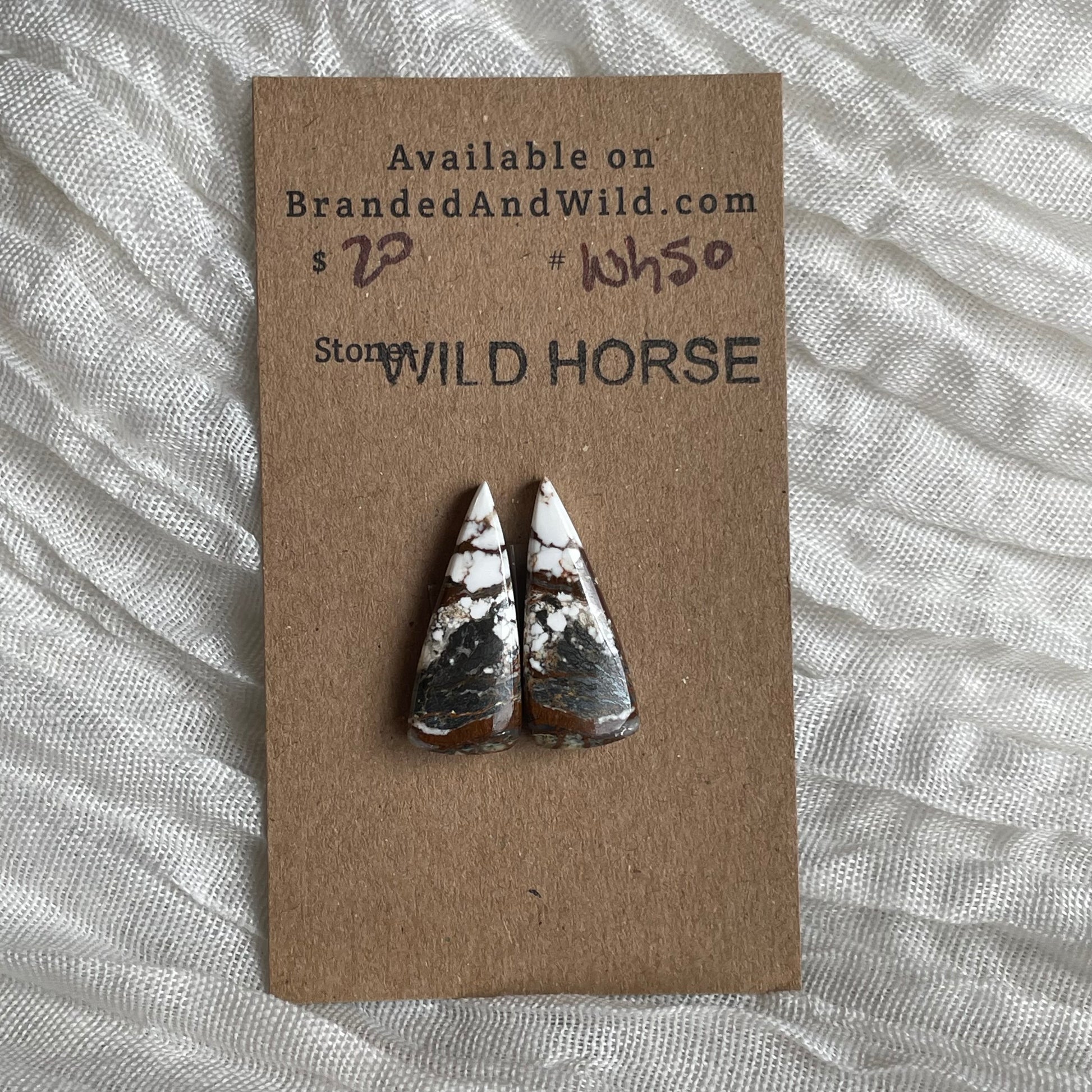 Wild Horse Cabochon - WH50 C83E66C1-EBDF-456E-9BEC-2AE92E203C26 Brandedandwild.com