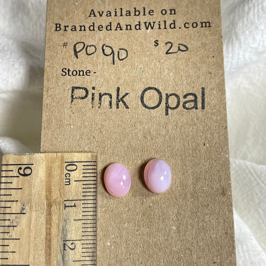 Pink Opal Cabochon - PO90 C85131E2-74E3-4ABC-BE44-AB520014A6C1 Brandedandwild.com