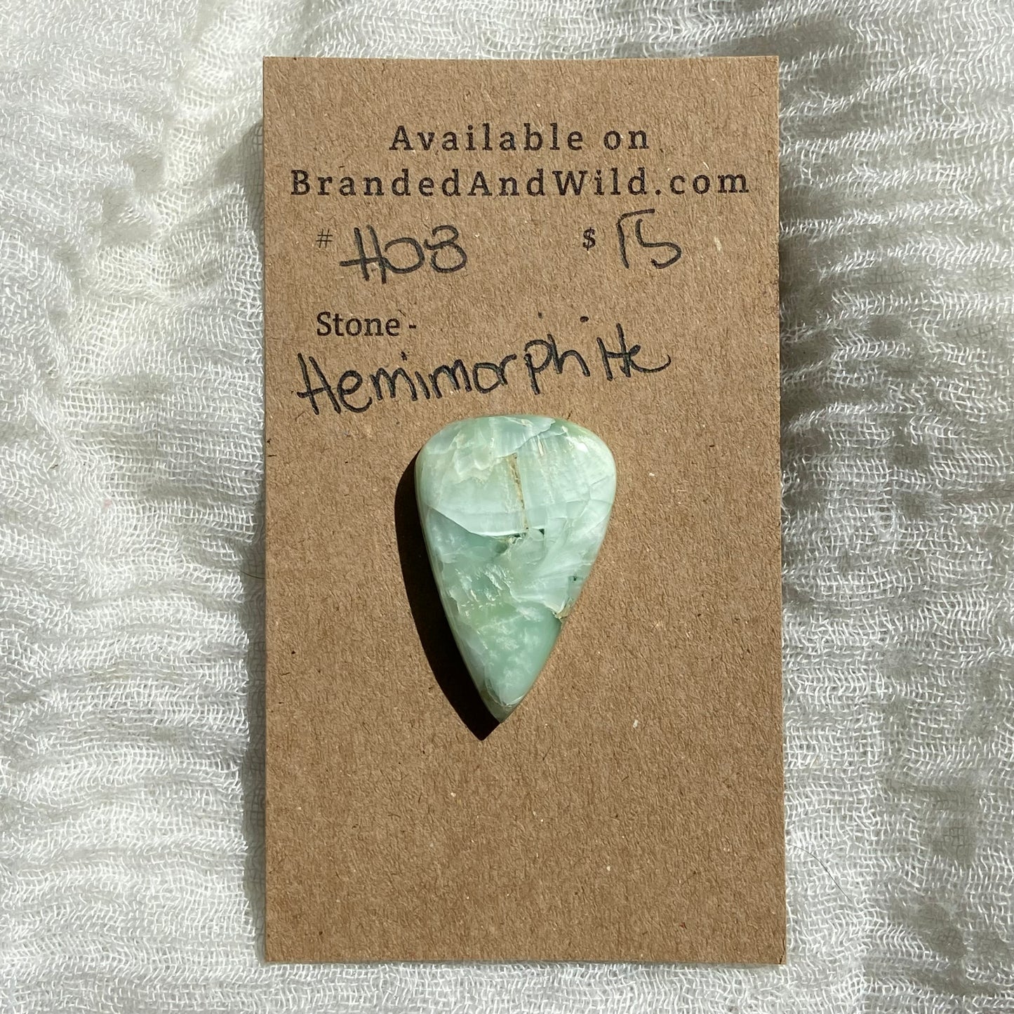 Hemimorite Cabochon - H08