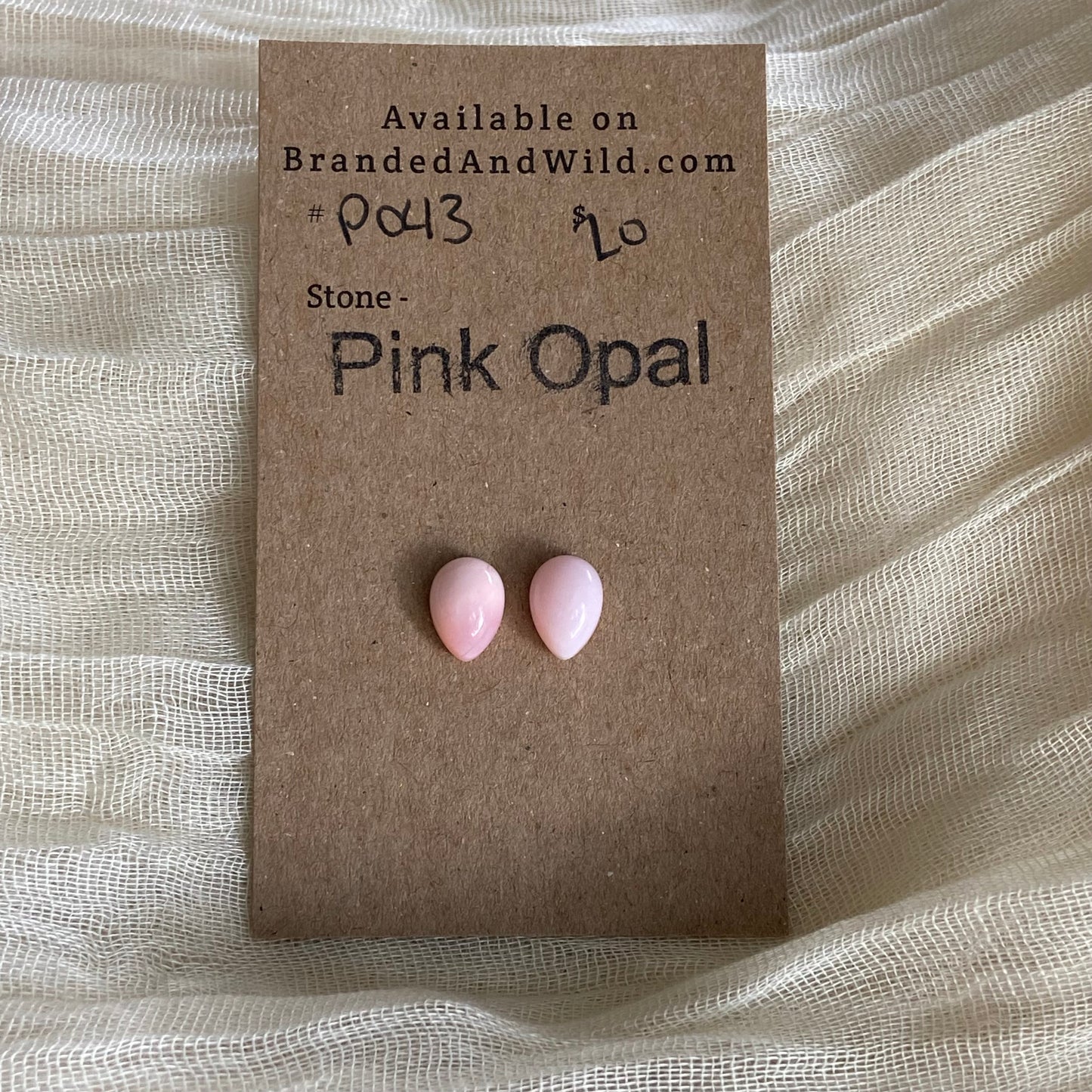 Pink Opal Cabochon - P043