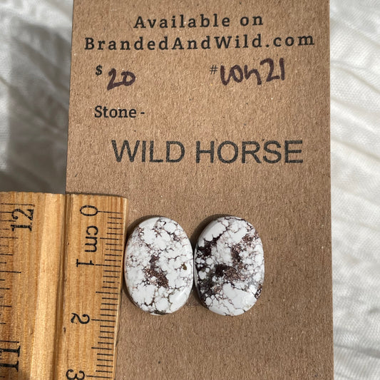 Wild Horse Cabochon - WH21 C8A6AF6E-6EFB-4EC7-B136-BACB152FAC0A Brandedandwild.com