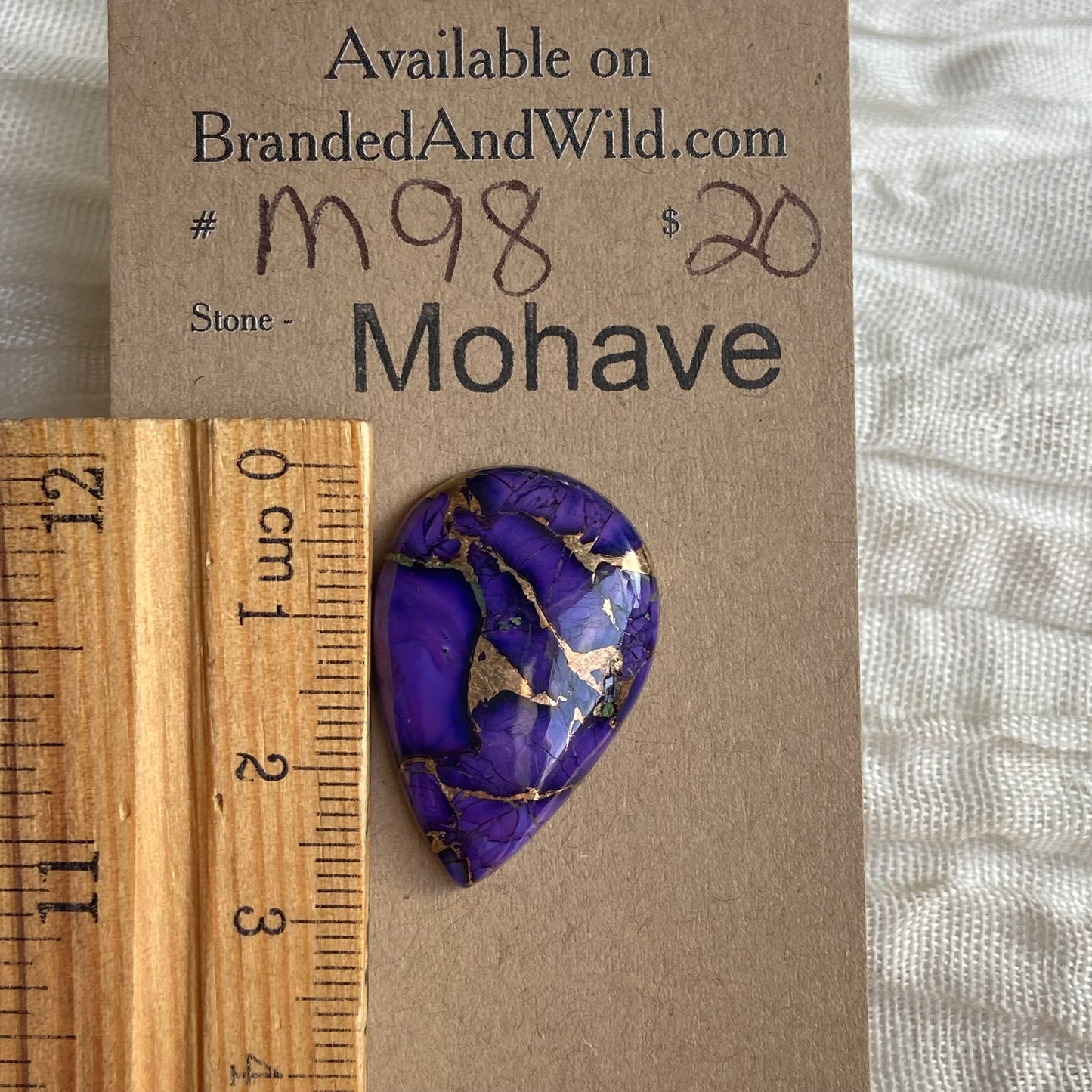 Mohave Cabochon - M98 Cabochon C8C015DB-A1F0-4597-9017-78C5782AE42D Brandedandwild.com