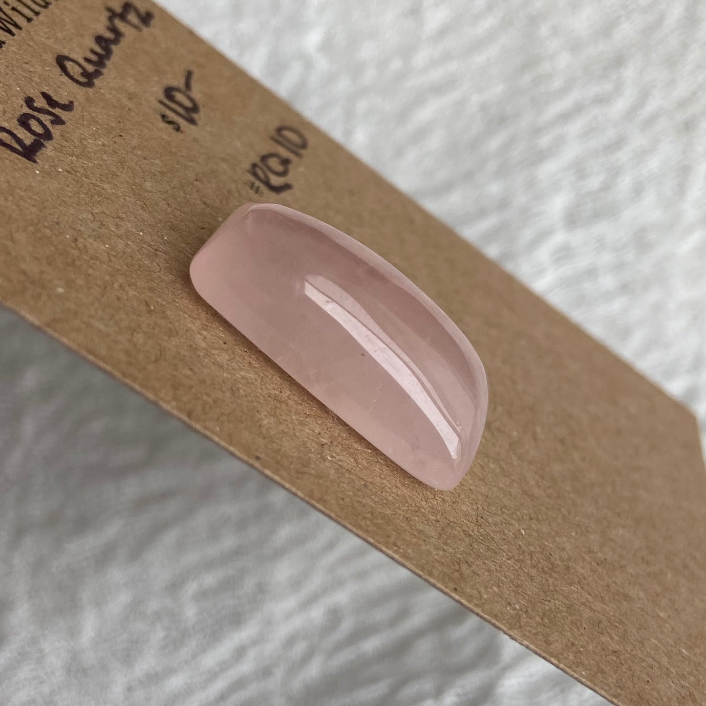 Rose Quartz Cabochon - RQ10