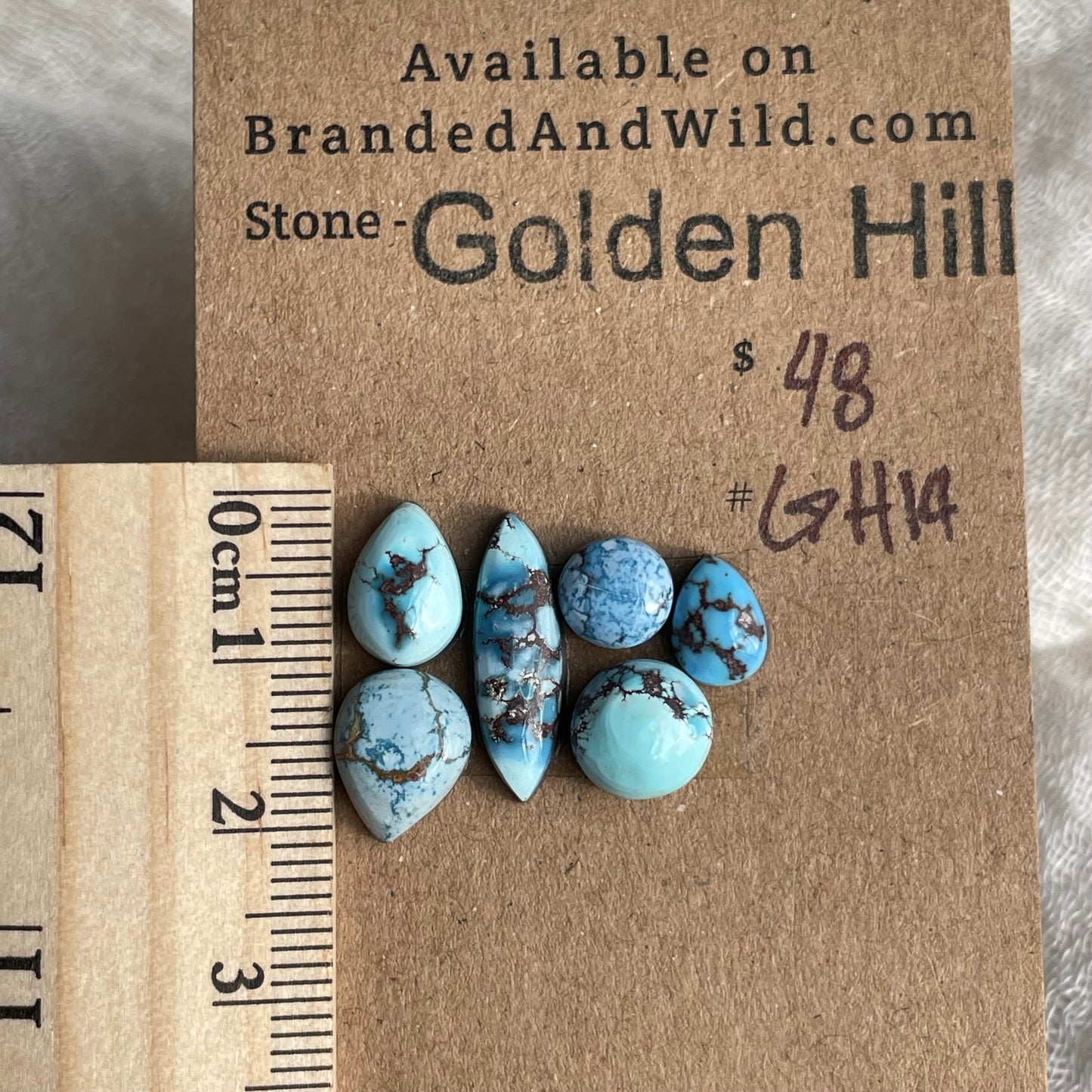Golden Hill Turquoise Cabochon - GH14