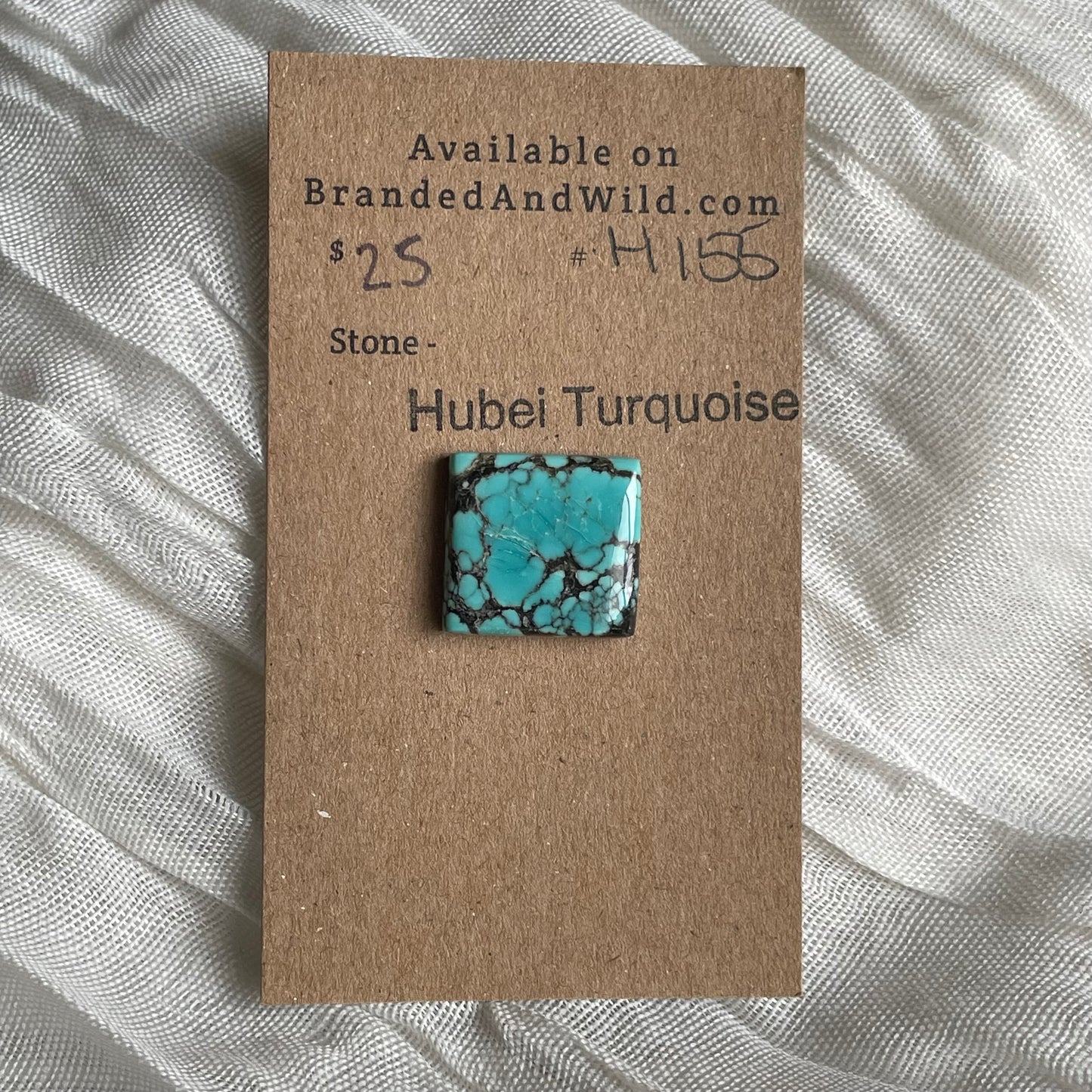 Hubei Turquoise Cabochon - H155 C910677D-B57C-4FFA-A680-C740834CC330 Brandedandwild.com