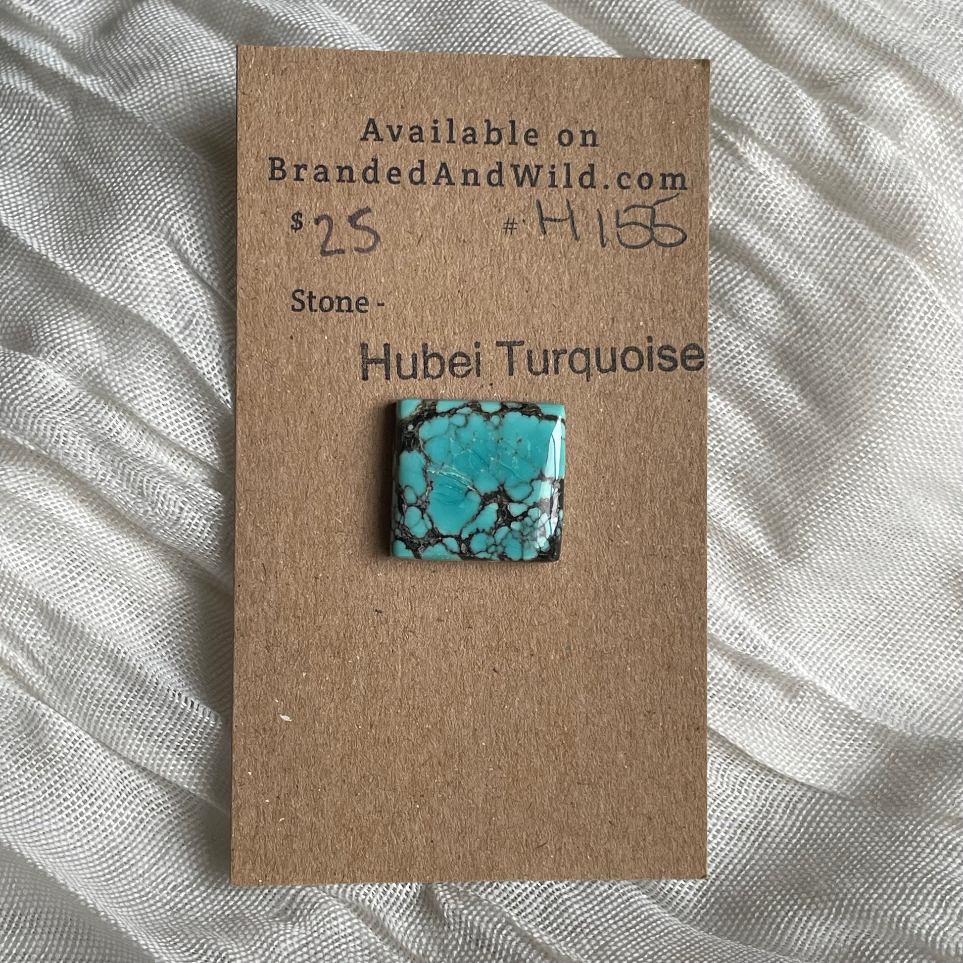 Hubei Turquoise Cabochon - H155 C910677D-B57C-4FFA-A680-C740834CC330 Brandedandwild.com