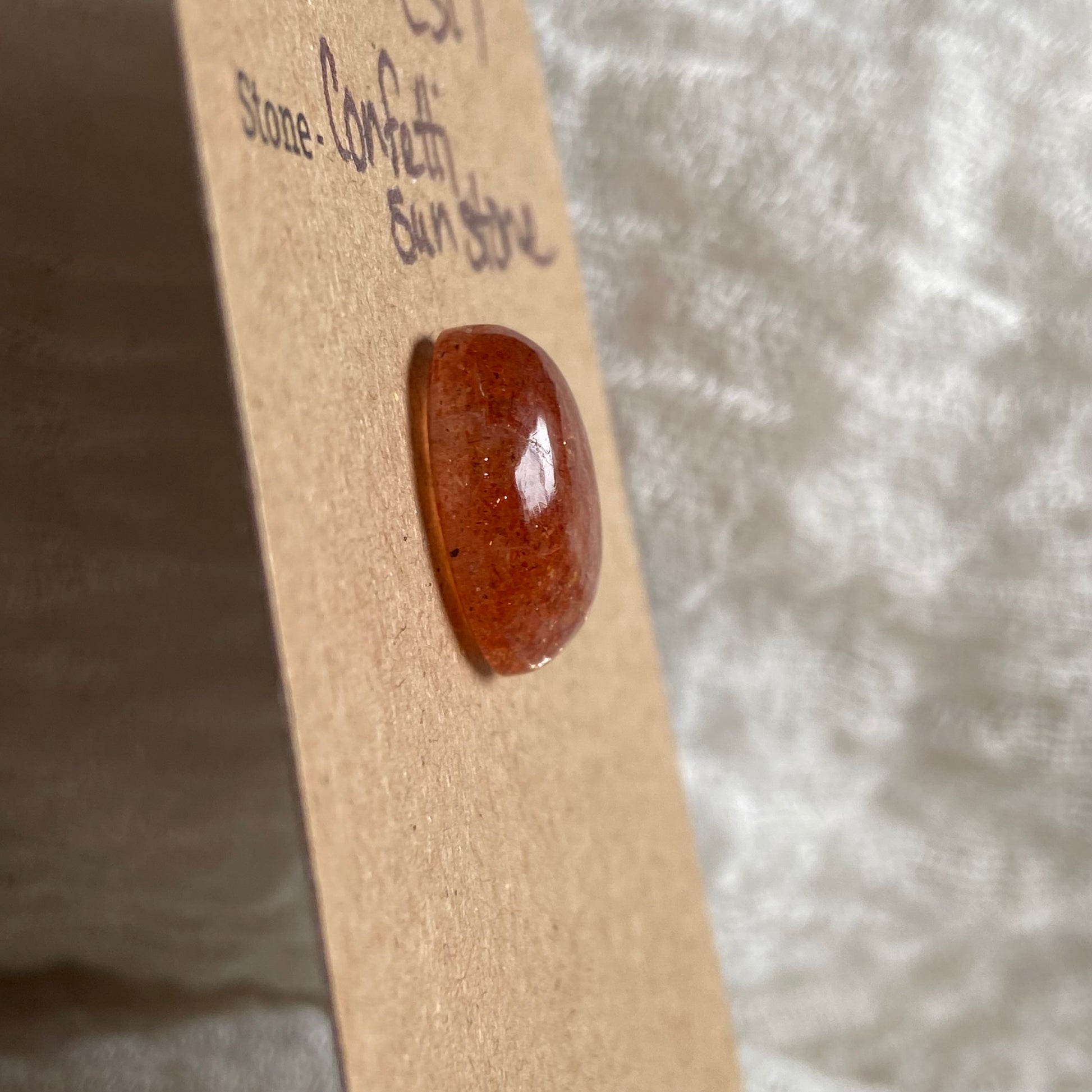 Confetti Sunstone Cabochon - CS17 C92DD9B9-85D9-4B70-93EB-6DB2E4BEE9F4 Brandedandwild.com