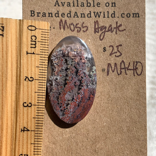 Moss Agate Cabochon- MA40