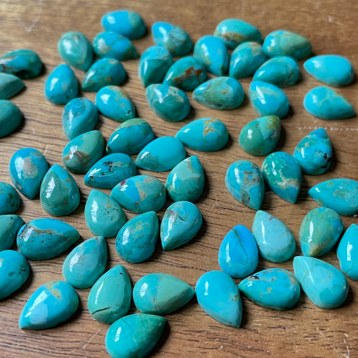 Kingman Turquoise 5x8 pear shape