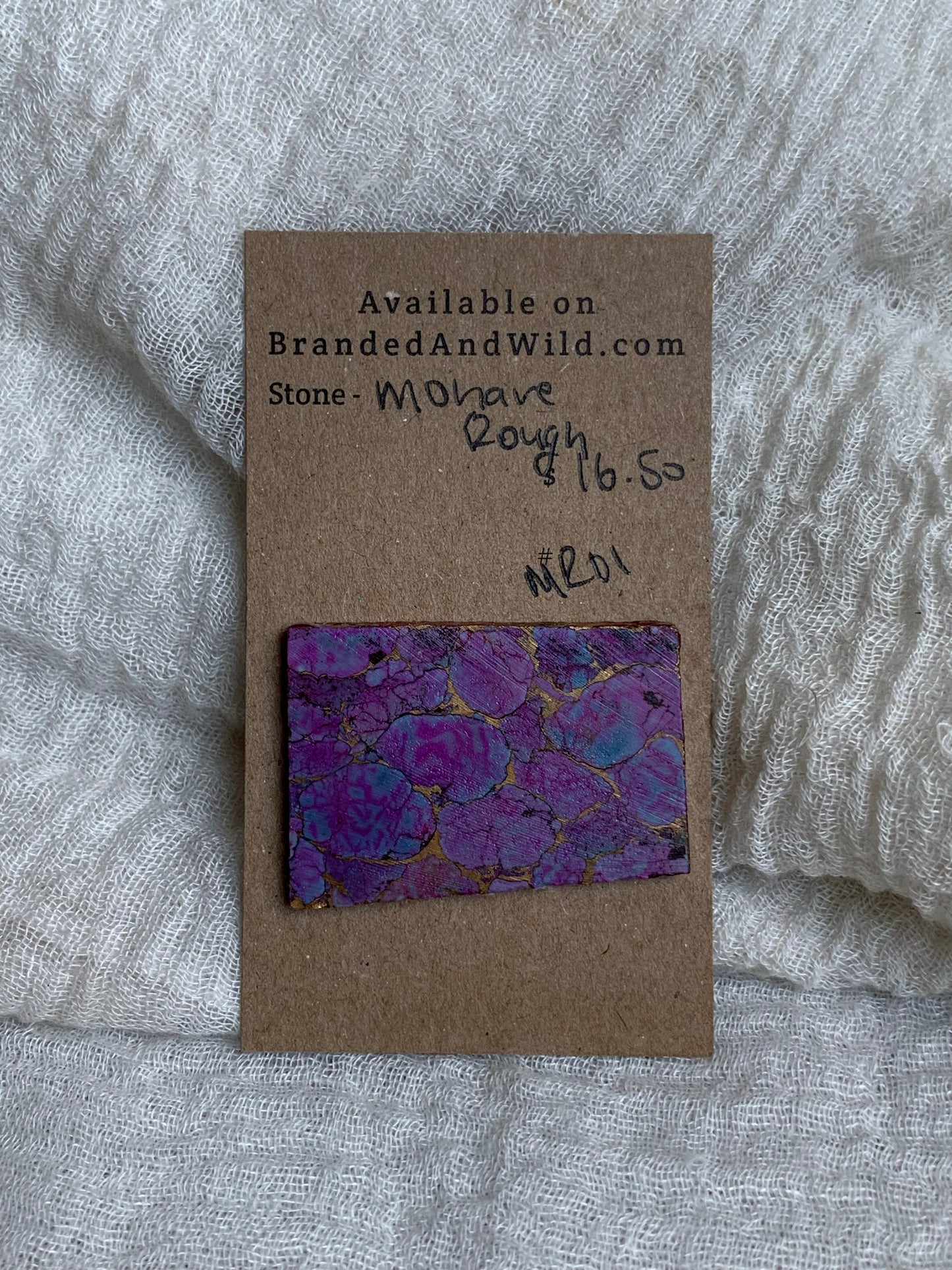 Mohave rough Cabochon - MR01