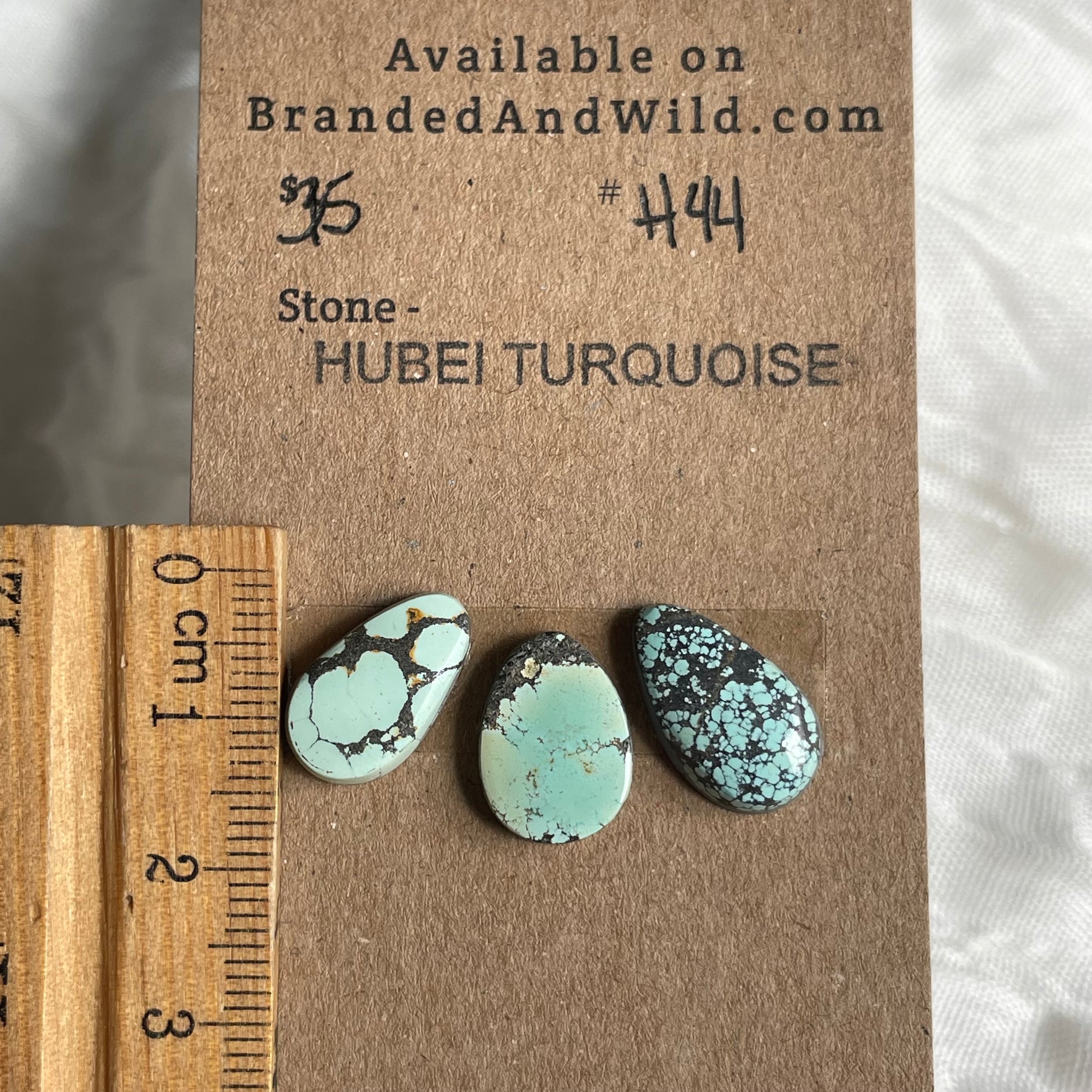 Hubei Turquoise Cabochon - H44 C9448C99-81A2-42A0-B455-2ACEF96D9BE7 Brandedandwild.com