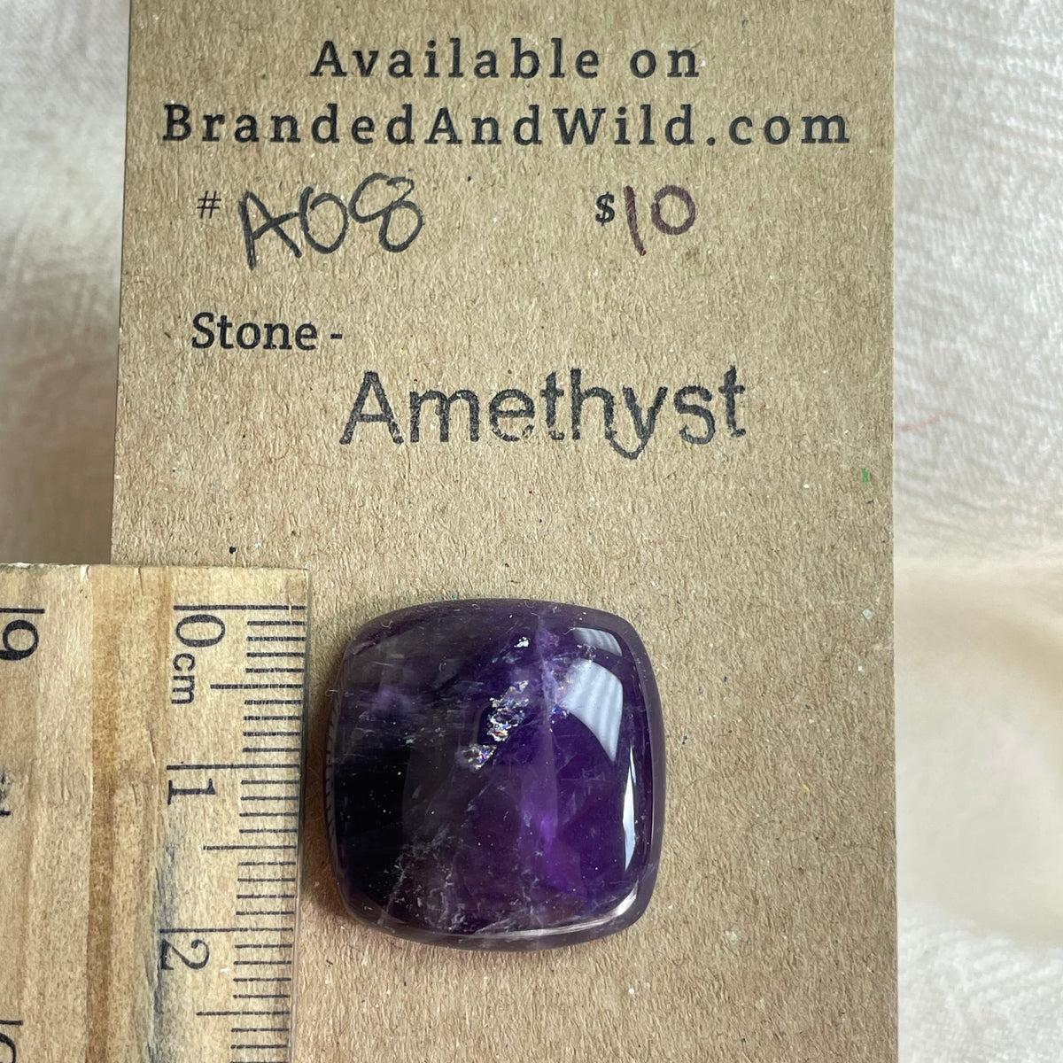 Amethyst Cabochon - A08 C95DF7A7-46C4-4A6C-93D7-ADFF030677CC Brandedandwild.com