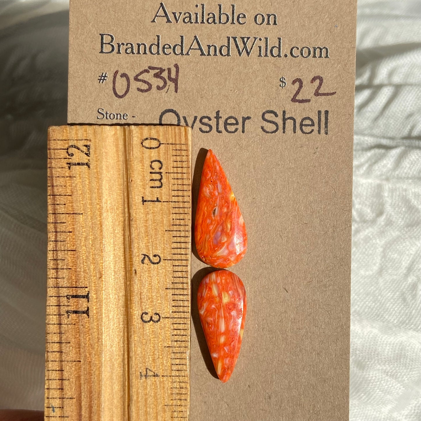 Oystershell Cabochon - OS34 C96E08F5-4DB4-45EA-BBFF-F04401AEA22A Brandedandwild.com