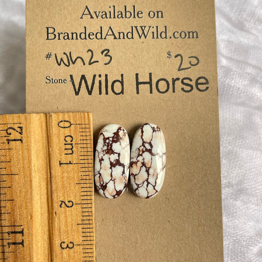 Wild Horse Cabochon - WH23 C9745A74-4D60-45A7-9EDF-0BA453CC5C99 Brandedandwild.com