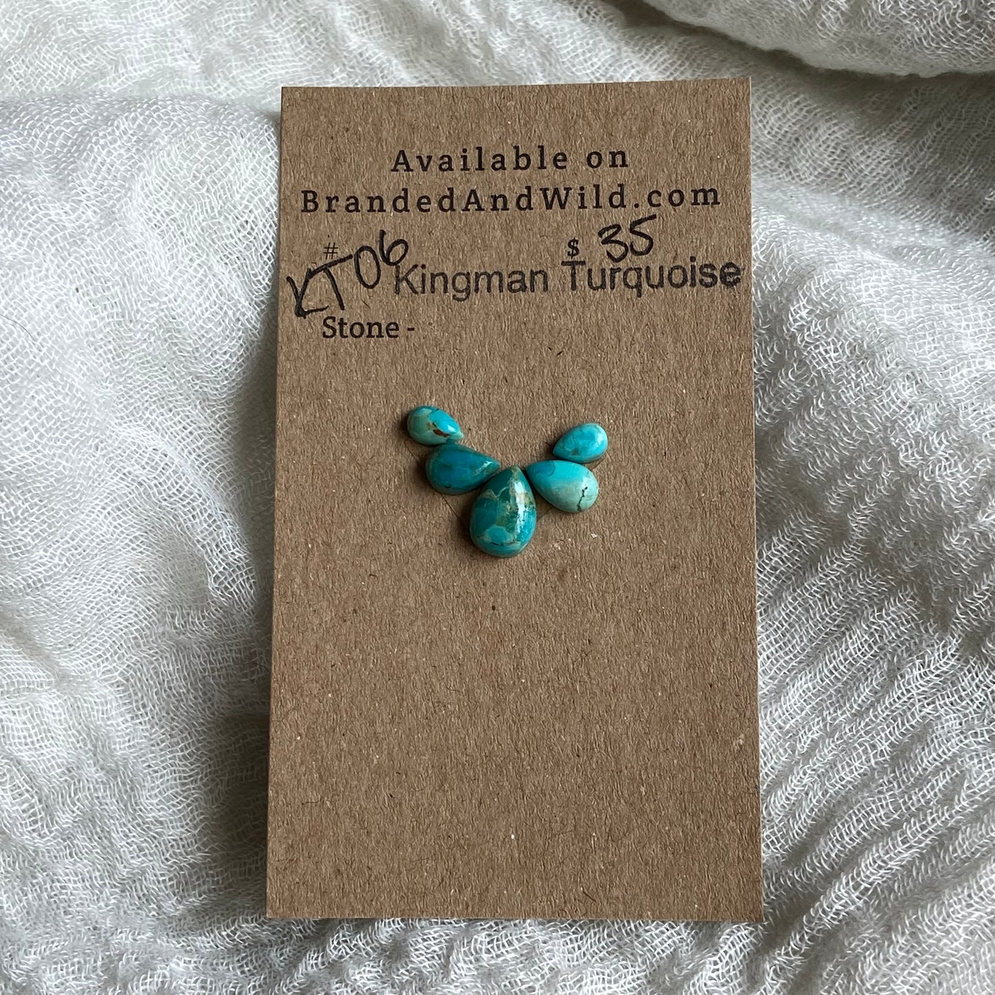 Kingman Turquoise Cabochon - KT06