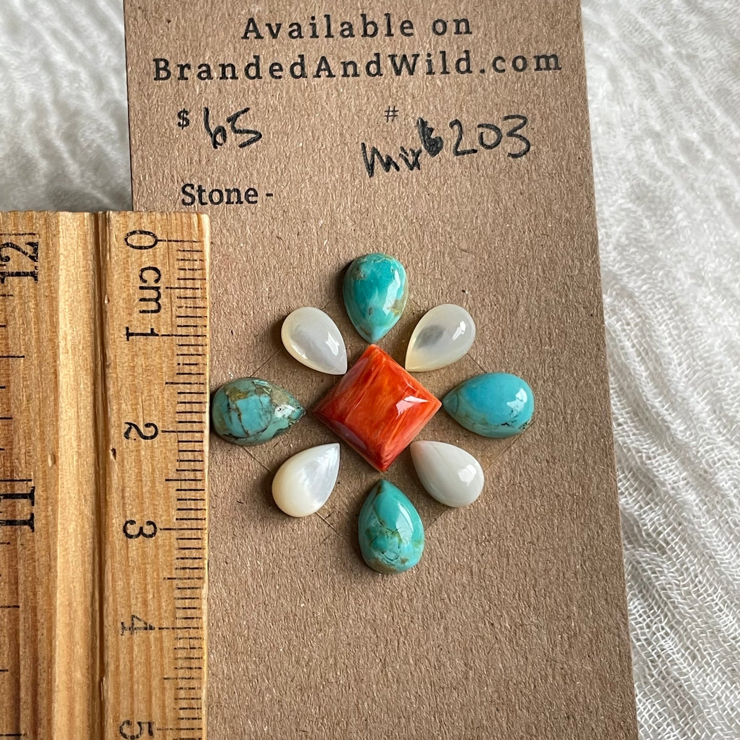 Kingman Mix Cabochon - MIX203 C98E5260-FF94-4E3B-A072-45AEF29BD75A Brandedandwild.com