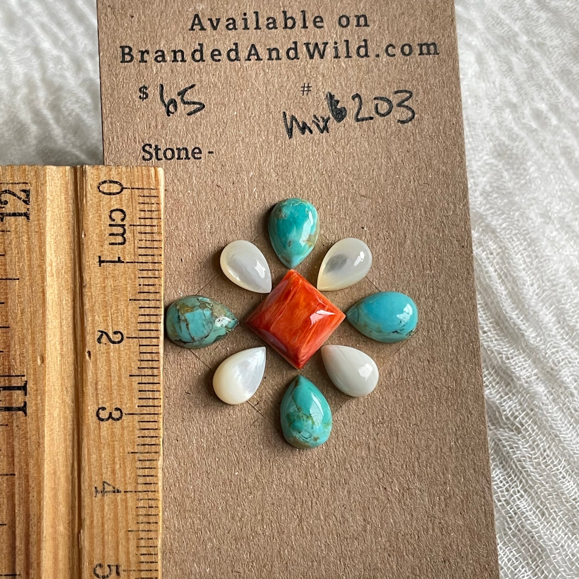 Kingman Mix Cabochon - MIX203 C98E5260-FF94-4E3B-A072-45AEF29BD75A Brandedandwild.com