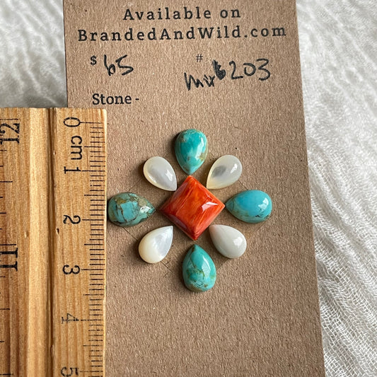 Kingman Mix Cabochon - MIX203 C98E5260-FF94-4E3B-A072-45AEF29BD75A Brandedandwild.com