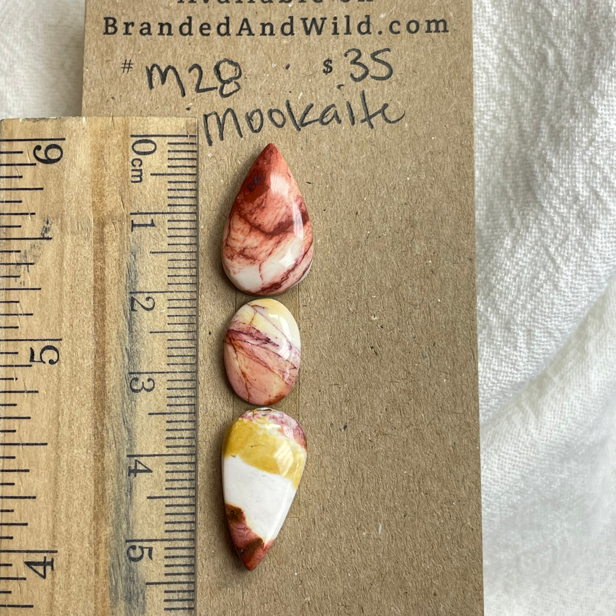Mookaite Cabochon- M28 C9A50189-F5A0-439D-9A4D-7968E6DD6A25 Brandedandwild.com
