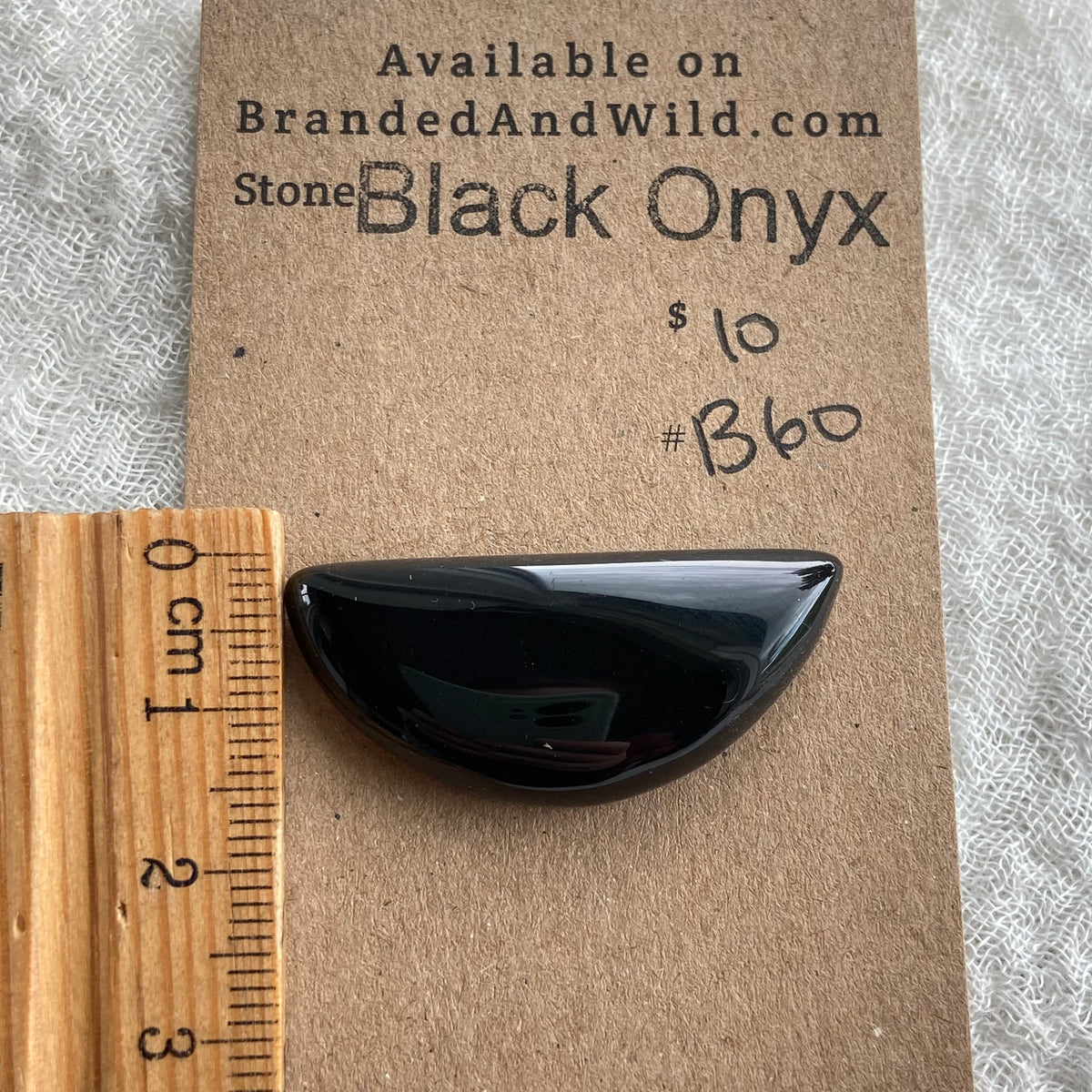 Black Onyx - Cabochon - B60