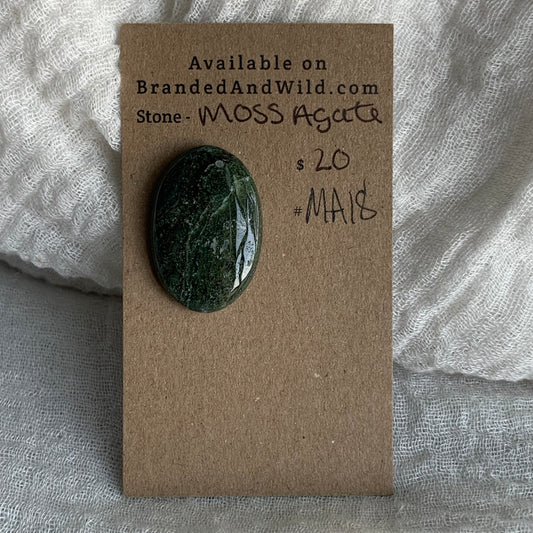 Moss Agate Cabochon - MA06