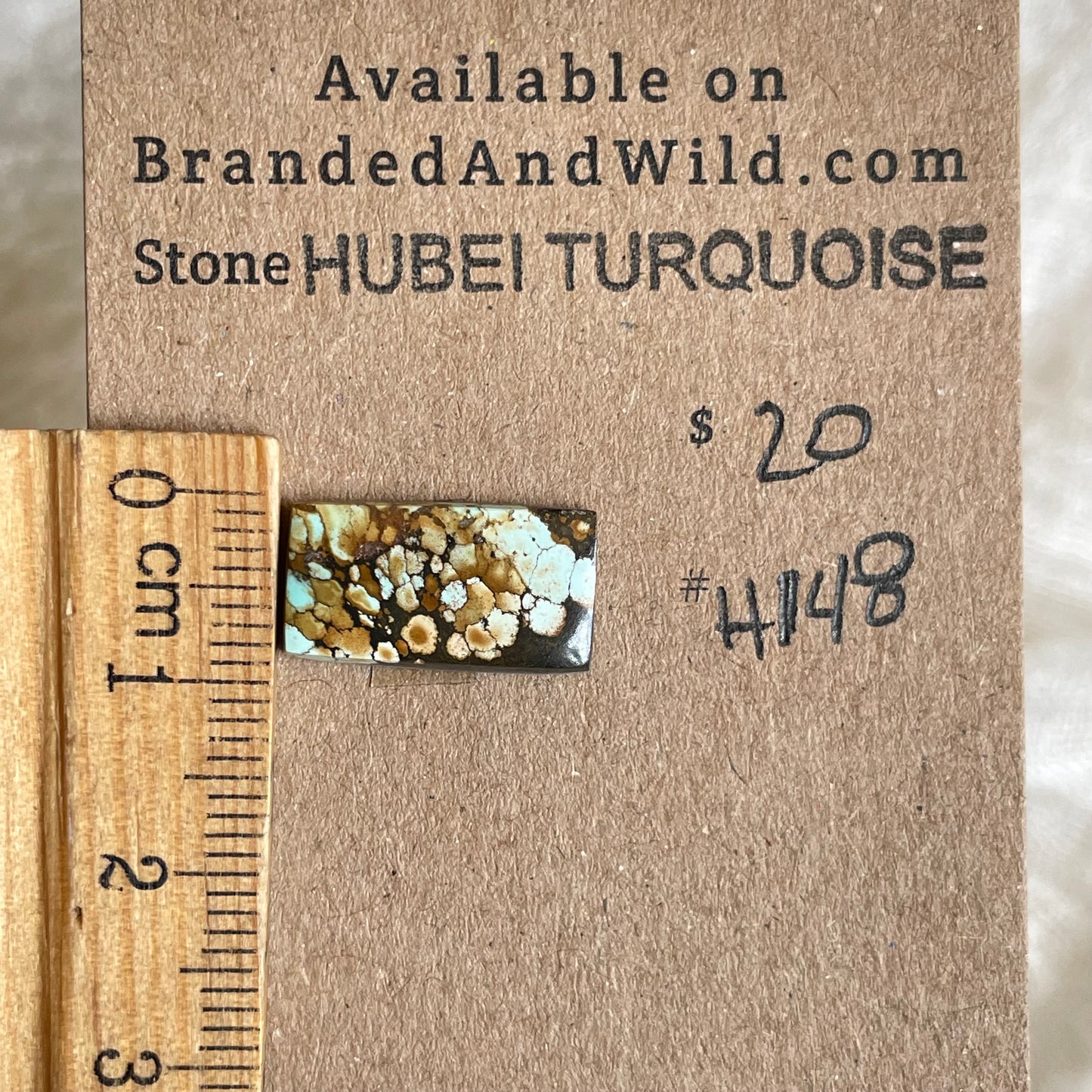 Hubei Turquoise Cabochon - H148 C9D99B90-17BC-4A7E-983E-C2B750CFC1F4 Brandedandwild.com
