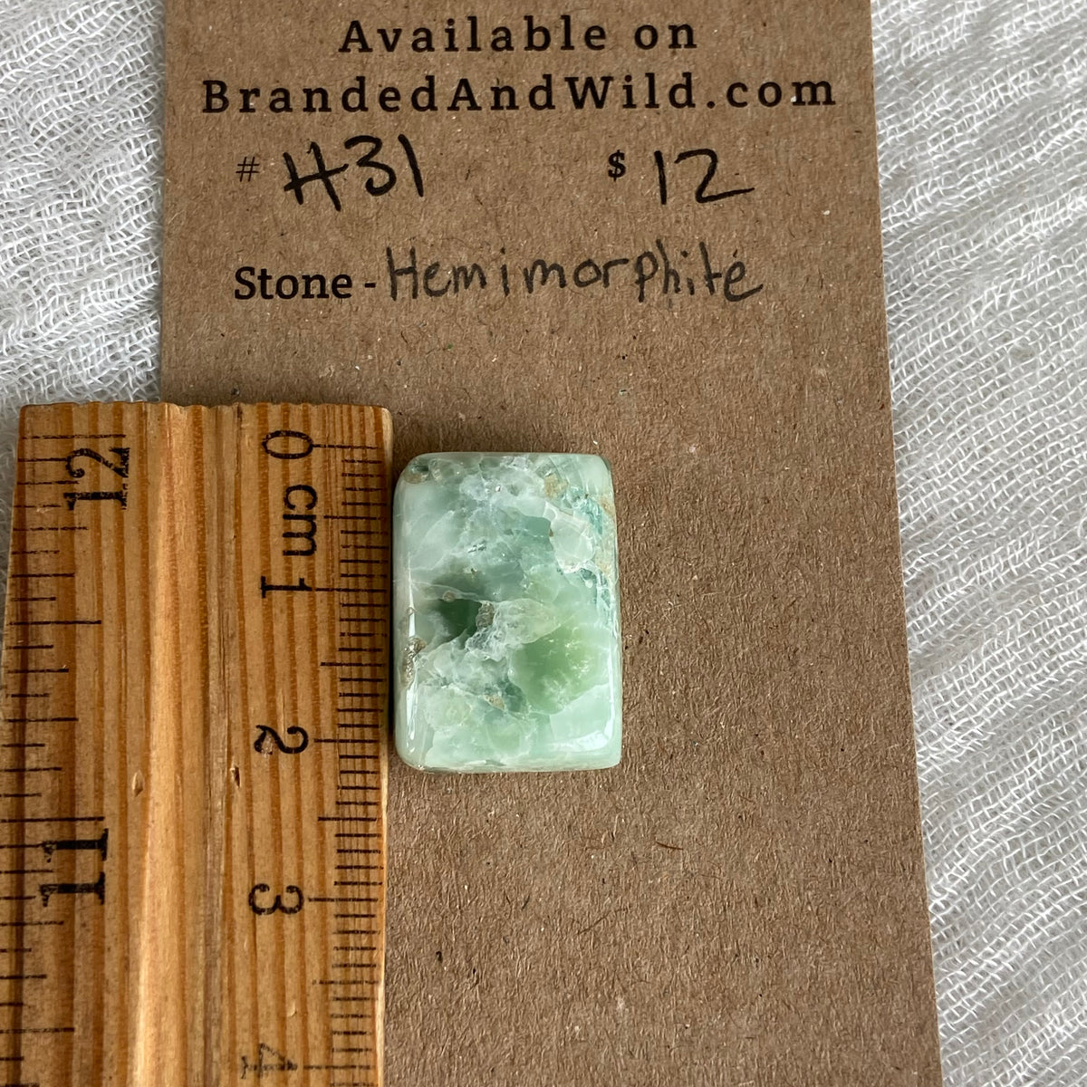 Hemimorite Cabochon - H31