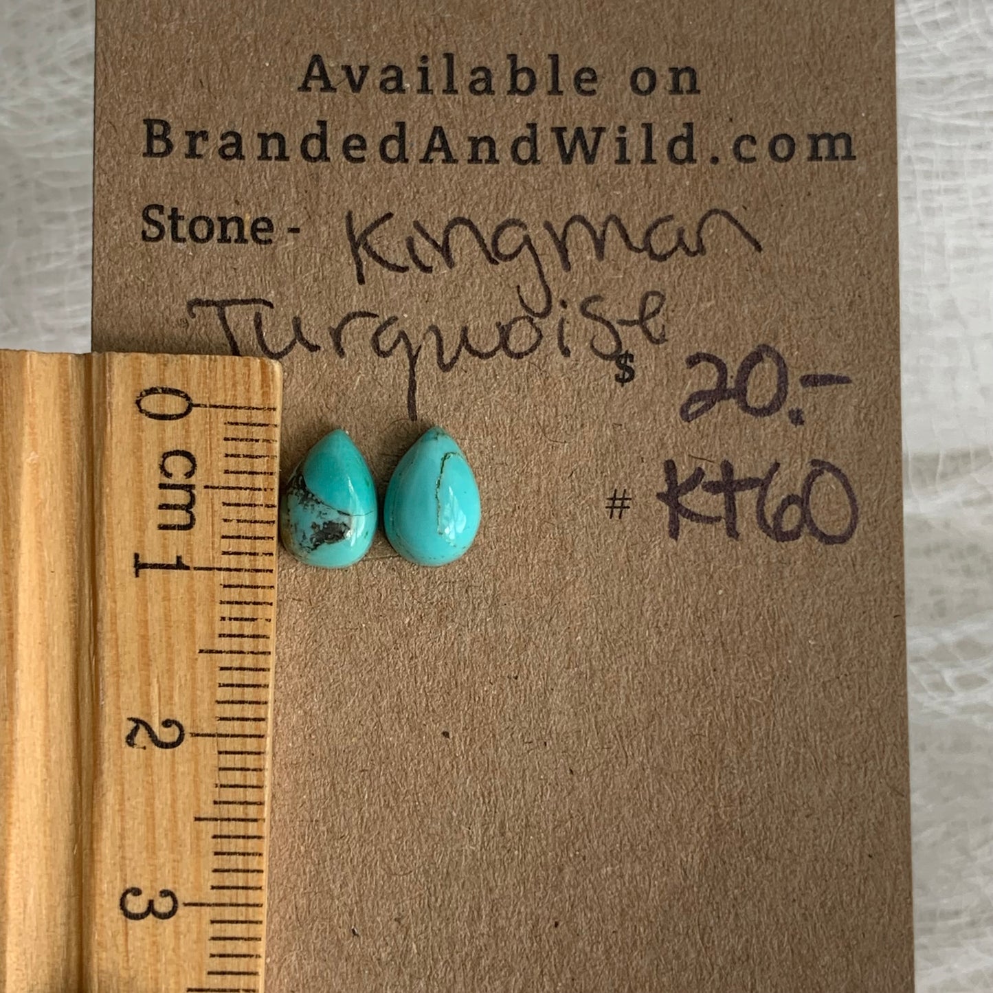Kingman Turquoise (composite) Cabochon - KT60