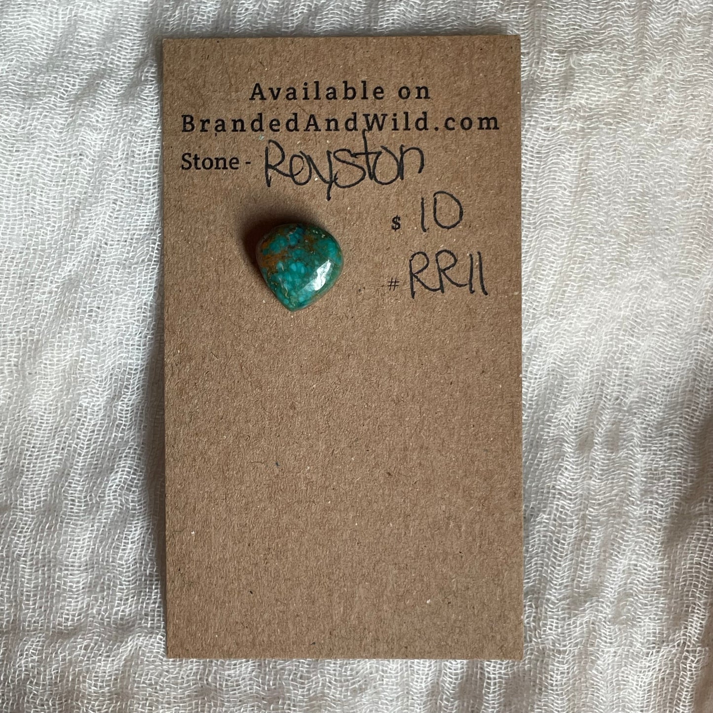 Royston Ribbon Turquoise Cabochon RR11 CA270592-A8D7-4CF1-BCC3-3E05245E4ED7 Brandedandwild.com