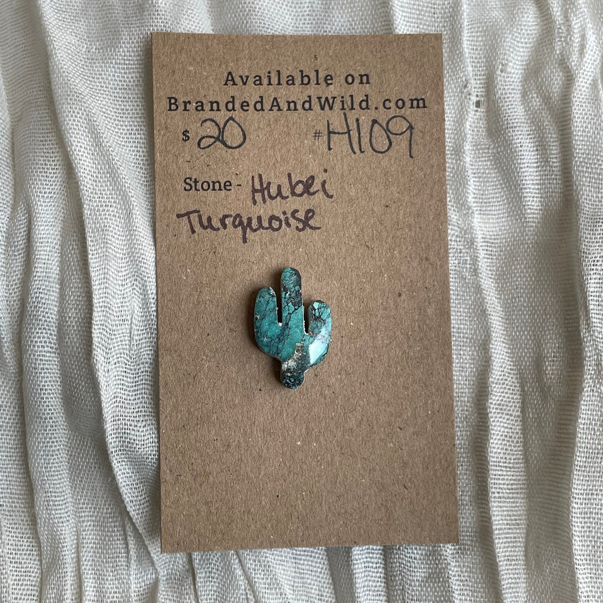 Hubei Turquoise Cabochon - H109 CA2F1968-7899-486F-BD56-1FEA61AF5073 Brandedandwild.com